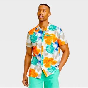 ALL IN MOTION Men's Shirt Jacket Quick Dry UPF 50+ Snap Front Size Small